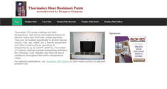 Desktop Screenshot of fireplace-paint.com