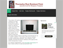 Tablet Screenshot of fireplace-paint.com